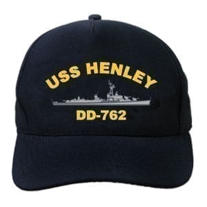 DD 762 USS Henley Embroidered Hat