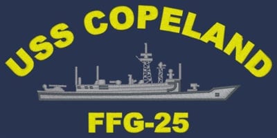 FFG 25 USS Copeland Embroidered Polo Shirt