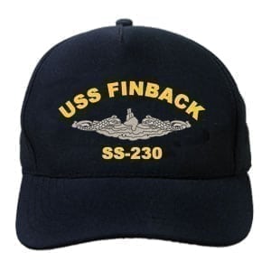 SS 230 USS Finback Embroidered Hat