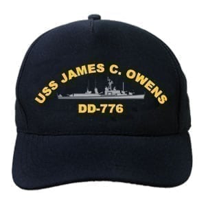 DD 776 USS James C Owens Embroidered Hat