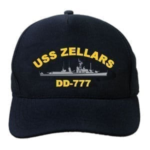 DD 777 USS Zellars Embroidered Hat