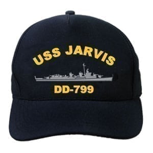 DD 799 USS Jarvis Embroidered Hat