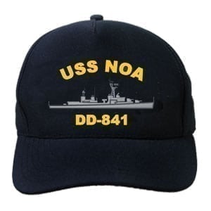 DD 841 USS Noa Embroidered Hat