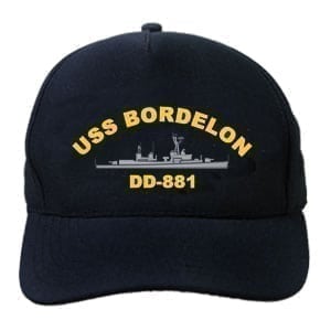 DD 881 USS Bordelon Embroidered Hat