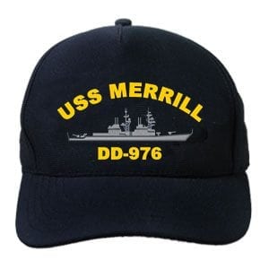 DD 976 USS Merrill Embroidered Hat