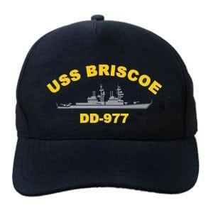 DD 977 USS Briscoe Embroidered HAt