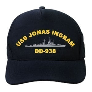 DD 938 USS Jonas Ingram Embroidered Hat
