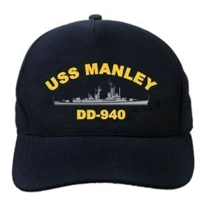 DD 940 USS Manley Embroidered Hat