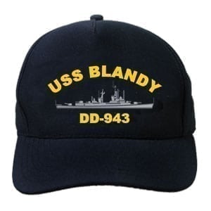 DD 943 USS Blandy Embroidered Hat