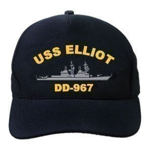 DD 967 USS Elliot Embroidered Hat