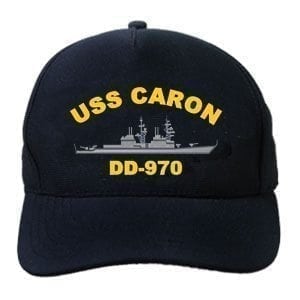 DD 970 USS Caron Embroidered Hat