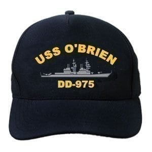 DD 975 USS O'Brien Embroidered Hat