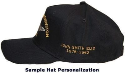 DDE 510 USS Eaton Embroidered Hat