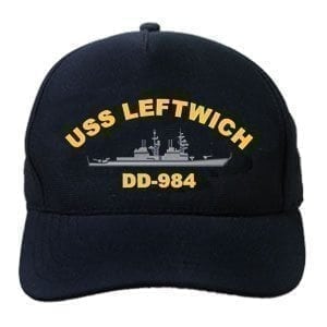 DD 984 USS Leftwich Embroidered Hat