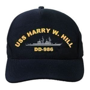 DD 986 USS Harry W Hill Embroidered Hat
