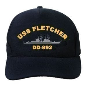 DD 992 USS Fletcher Embroidered Hat