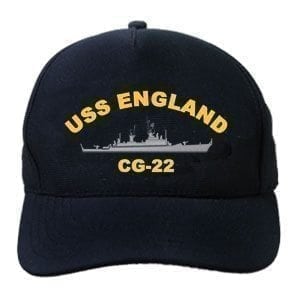 CG 22 USS England Embroidered Hat