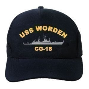 CG 18 USS Worden Embroidered Hat
