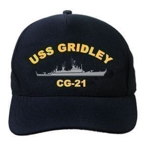 CG 21 USS Gridley Embroidered Hat