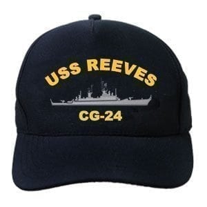 CG 24 USS Reeves Embroidered Hat