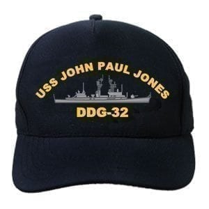 DDG 32 USS John Paul Jones Embroidered Hat