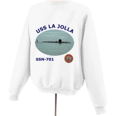 SSN 701 USS La Jolla Submarine Photo Sweatshirt