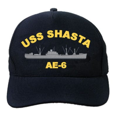 AE 6 USS Shasta Embroidered Hat