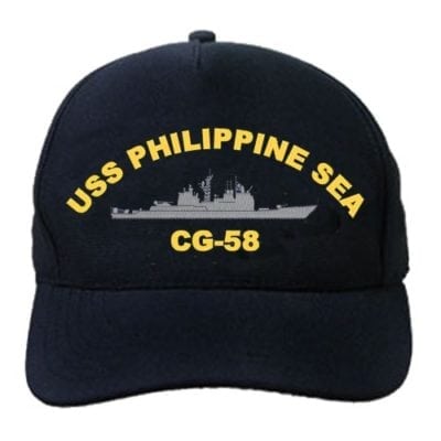 CG 58 USS Philippine Sea Embroidered Hat