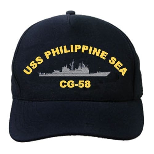 CG 58 USS Philippine Sea Embroidered Hat
