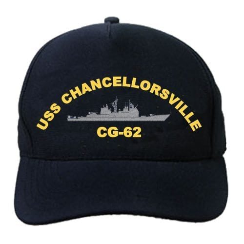 CG 62 USS Chancellorsville Embroidered Hat