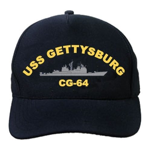 CG 64 USS Gettysburg Embroidered Hat