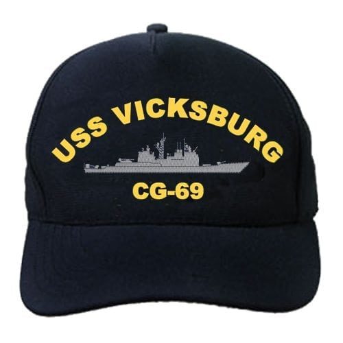 CG 69 USS Vicksburg Embroidered Hat