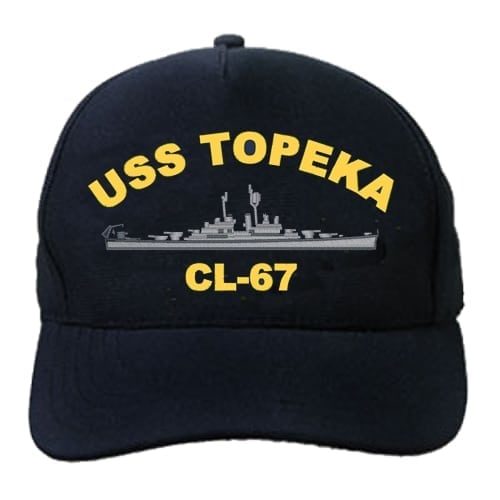 CL 67 USS Topeka Embroidered Hat