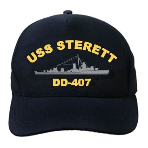 DD 407 USS Sterett Embroidered Hat