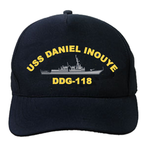 DDG 118 USS Daniel Inouye Embroidered Hat