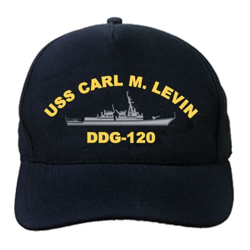 DDG 120 USS Carl M Levin Embroidered Hat
