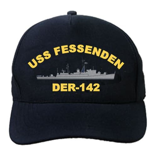 DER 142 USS Fessenden Embroidered Hat