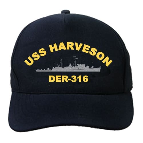 DER 316 USS Harveson Embroidered Hat