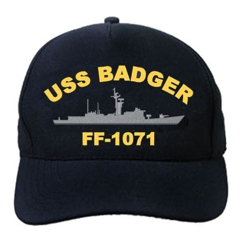 FF 1071 USS Badger Embroidered Hat