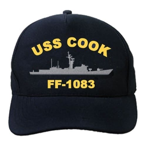 FF 1083 USS Cook Embroidered Hat