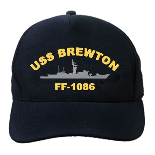 FF 1086 USS Brewton Embroidered Hat