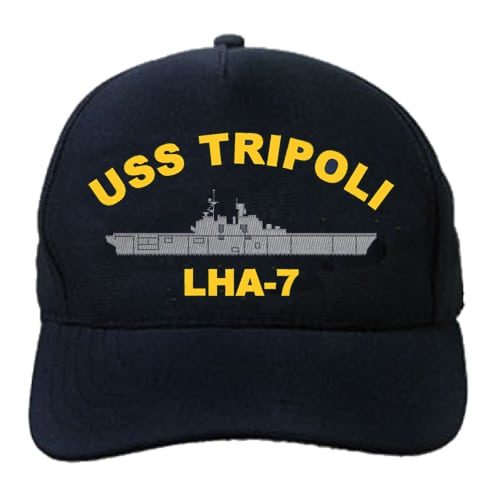 LHA 7 USS Tripoli Embroidered Hat