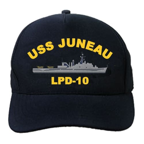 LPD 10 USS Juneau Embroidered Hat