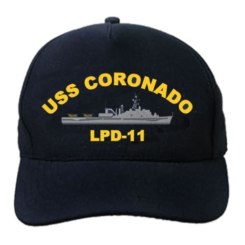 LPD 11 USS Coronado Embroidered Hat