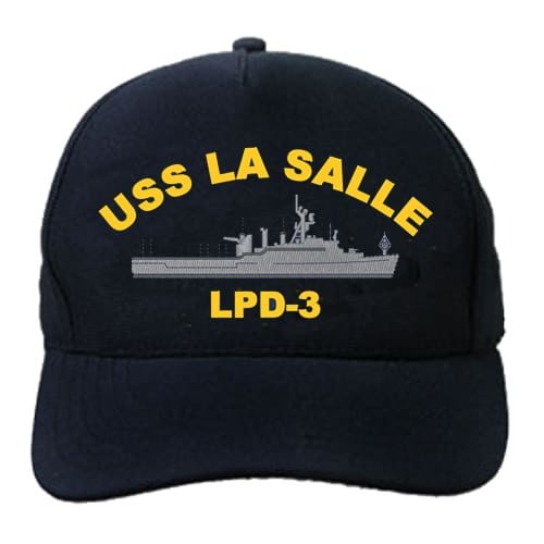 LPD 3 USS La Salle Embroidered Hat
