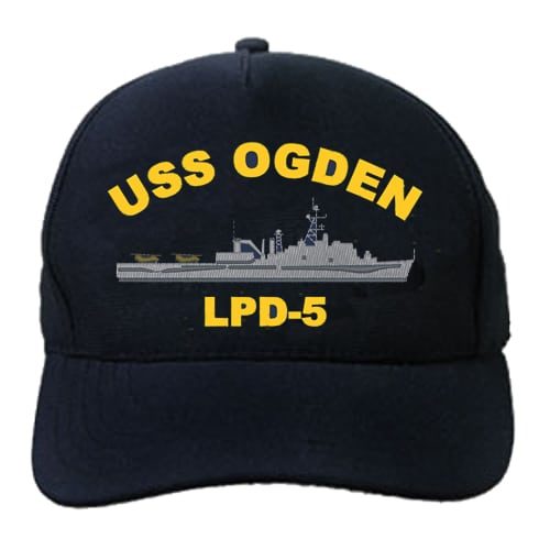 LPD 5 USS Ogden Embroidered Ship Hat