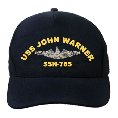 SSN 785 USS John Warner Embroidered Hat
