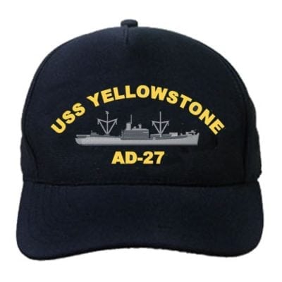 AD 27 USS Yellowstone Embroidered Hat