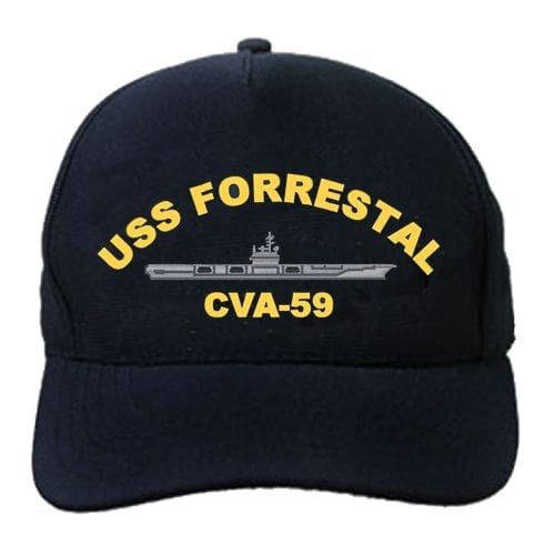 CVA 59 USS Forrestal Embroidered Hat