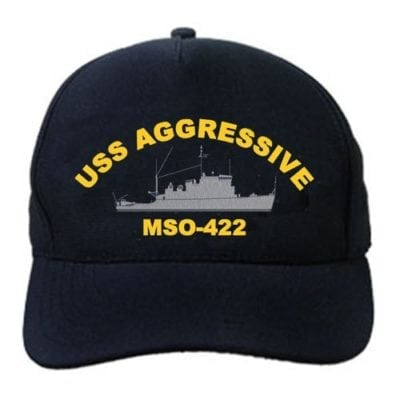 MSO 422 USS Aggressive Embroidered Hat
